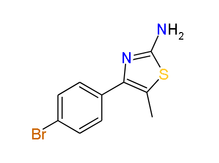 4-(4-Bromophenyl)-5-methyl-1,3-thiazole-2-yl amine, 98%