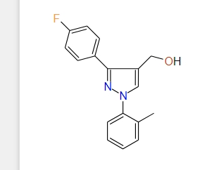 (3-(4-Fluorophenyl)-1-o-tolyl-1H-pyrazol-4-yl)methanol, 97%