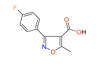 3-(4-Fluorophenyl)-5-methylisoxazole-4-carboxylic acid, 97%