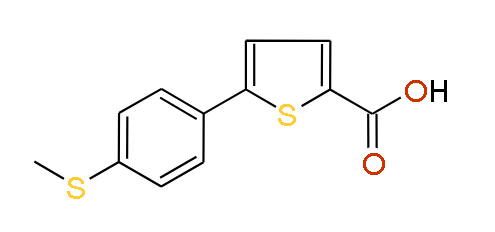 5-(4-(Methylthio)phenyl)thiophene-2-carboxylic acid, 97%