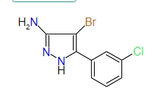 4-Bromo-5-(3-chlorophenyl)-1H-pyrazol-3-amine, 97%