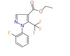 Ethyl 5-(trifluoromethyl)-1-(2-fluorophenyl)-1H-pyrazole-4-carboxylate, 97%