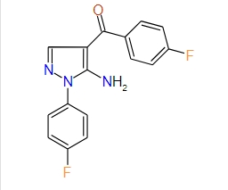 (5-Amino-1-(4-fluorophenyl)-1H-pyrazol-4-yl)(4-fluorophenyl)methanone