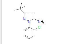 3-Tert-butyl-1-(2-chlorophenyl)-1H-pyrazol-5-amine, 96%