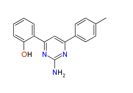 2-(2-Amino-6-p-tolylpyrimidin-4-yl)phenol, 97%