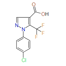 1-(4-Chlorophenyl)-5-(trifluoromethyl)-1H-pyrazole-4-carboxylic acid, 97%