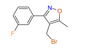 4-(Bromomethyl)​-​3-​(3-​fluorophenyl)​-​5-​methyl-Isoxazole