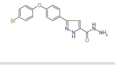 3-(4-(4-Bromophenoxy)phenyl)-1H-pyrazole-5-carbohydrazide, 96%