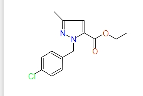 Ethyl 1-(4-chlorobenzyl)-3-methyl-1H-pyrazole-5-carboxylate, 97%