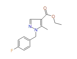 Ethyl 1-(4-fluorobenzyl)-5-methyl-1H-pyrazole-4-carboxylate, 97%