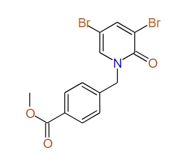4-[(3,5-Dibromo-2-oxo-1(2H)-pyridinyl)methyl]-benzoic acid methyl ester