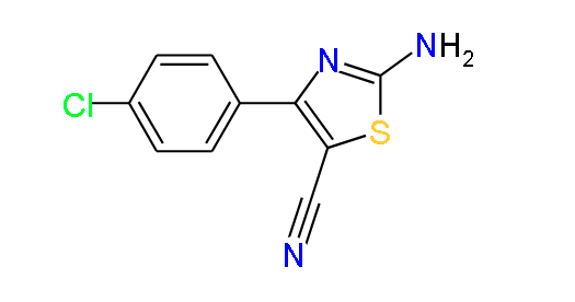 2-Amino-4-(4-chlorophenyl)-1,3-thiazole-5-carbonitrile