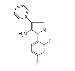 1-(2,4-Difluorophenyl)-4-phenyl-1H-pyrazol-5-amine, 97%