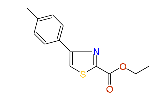 Ethyl 4-(4-methylphenyl)-2-thiazole carboxylate, 97%