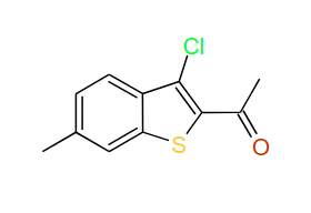 1-(3-Chloro-6-methylbenzo[b]thiophen-2-yl)ethanone, 97%