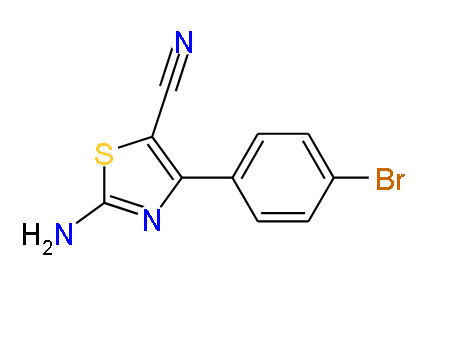 2-​Amino-​4-​(4-​bromophenyl)​-5-​Thiazolecarbonitrile