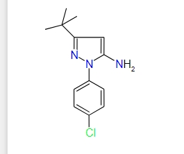 3-Tert-butyl-1-(4-chlorophenyl)-1H-pyrazol-5-amine, 98%