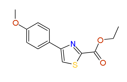 Ethyl 4-(4-methoxyphenyl)thiazole-2-carboxylate, 97%