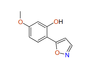 2-(5-Isoxazolyl)-5-methoxyphenol, 97%