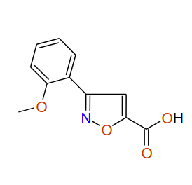 3-(2-Methoxyphenyl)isoxazole-5-carboxylic acid, 96%