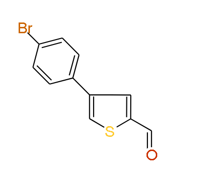 4-(4-Bromophenyl)thiophene-2-carbaldehyde, 97%
