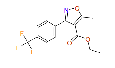 5-Methyl-3-(4-trifluoromethylphenyl)isoxazole-4-carboxylic acid ethyl ester