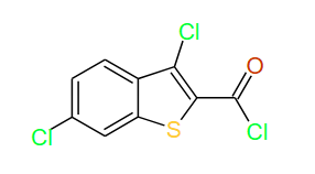 3,6-Dichlorobenzothiophene-2-carbonyl chloride, 97%