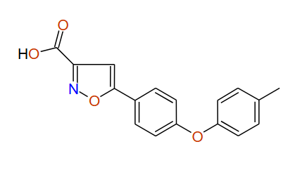 5-(4-(p-Tolyloxy)phenyl)isoxazole-3-carboxylic acid, 97%