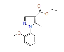 Ethyl 1-(2-methoxyphenyl)-5-methyl-1H-pyrazole-4-carboxylate, 97%