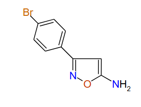 3-(4-Bromophenyl)isoxazol-5-amine, 97%