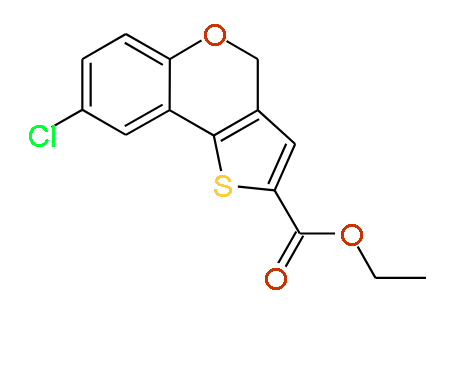 Ethyl 8-chloro-4H-thieno[3,2-c]chromene-2-carboxylate, 97%