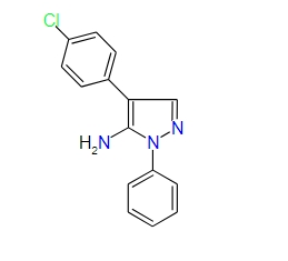 4-(4-Chlorophenyl)-1-phenyl-1H-pyrazol-5-amine, 97%