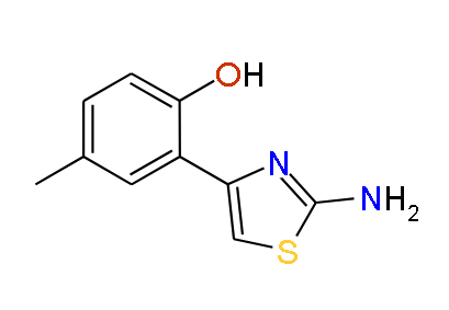 2-(2-Aminothiazol-4-yl)-4-methylphenol, 95%