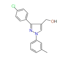 (3-(4-Chlorophenyl)-1-m-tolyl-1H-pyrazol-4-yl)methanol, 97%