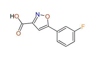 5-(3-Fluorophenyl)isoxazole-3-carboxylic acid