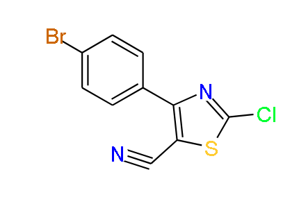 2-Chloro-4-(4-Bromophenyl)-5-thiazolecarbonitrile