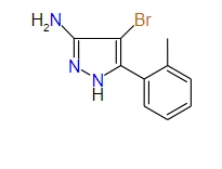4-Bromo-5-o-tolyl-1H-pyrazol-3-amine, 97%