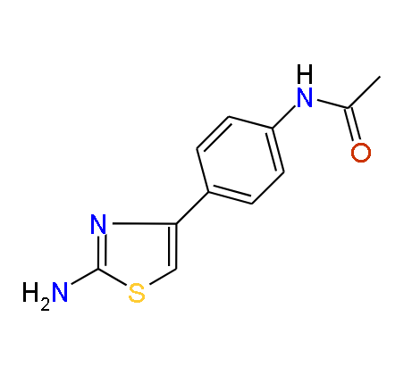 N-(4-(2-Aminothiazol-4-yl)phenyl)acetamide, 97%