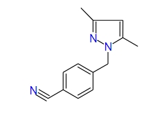 4-((3,5-Dimethyl-1H-pyrazol-1-yl)methyl)benzonitrile, 97%