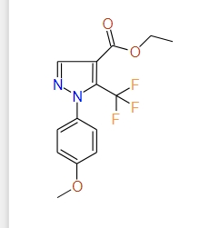 Ethyl 5-(trifluoromethyl)-1-(4-methoxyphenyl)-1H-pyrazole-4-carboxylate, 97%