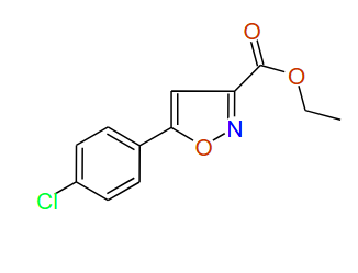 Ethyl 5-(4-chlorophenyl)isoxazole-3-carboxylate, 97%