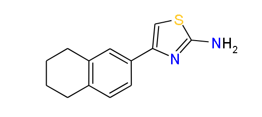 4-(1,2,3,4-Tetrahydronaphthalen-6-yl)thiazol-2-amine, 98%