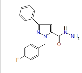 1-(4-Fluorobenzyl)-3-phenyl-1H-pyrazole-5-carbohydrazide, 97%