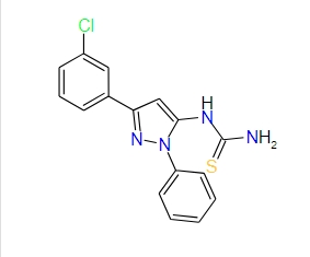 1-(3-(3-Chlorophenyl)-1-phenyl-1H-pyrazol-5-yl)thiourea, 97%