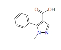 1-Methyl-5-phenylpyrazole-4-carboxylic acid, 96%