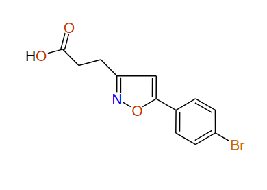 3-(5-(4-Bromophenyl)isoxazol-3-yl)propanoic acid, 97%