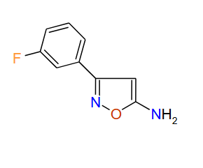 3-(3-Fluorophenyl)isoxazol-5-amine, 97%