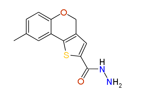 8-Methyl-4H-thieno[3,2-c]chromene-2-carbohydrazide, 97%