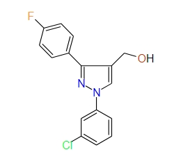 (1-(3-Chlorophenyl)-3-(4-fluorophenyl)-1H-pyrazol-4-yl)methanol, 97%