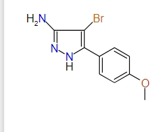 4-Bromo-5-(4-methoxyphenyl)-1H-pyrazol-3-amine, 97%